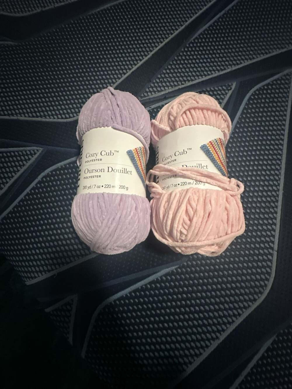 Loops & Threads Cozy Cub Polyester Chenille Yarn, 2-Pack